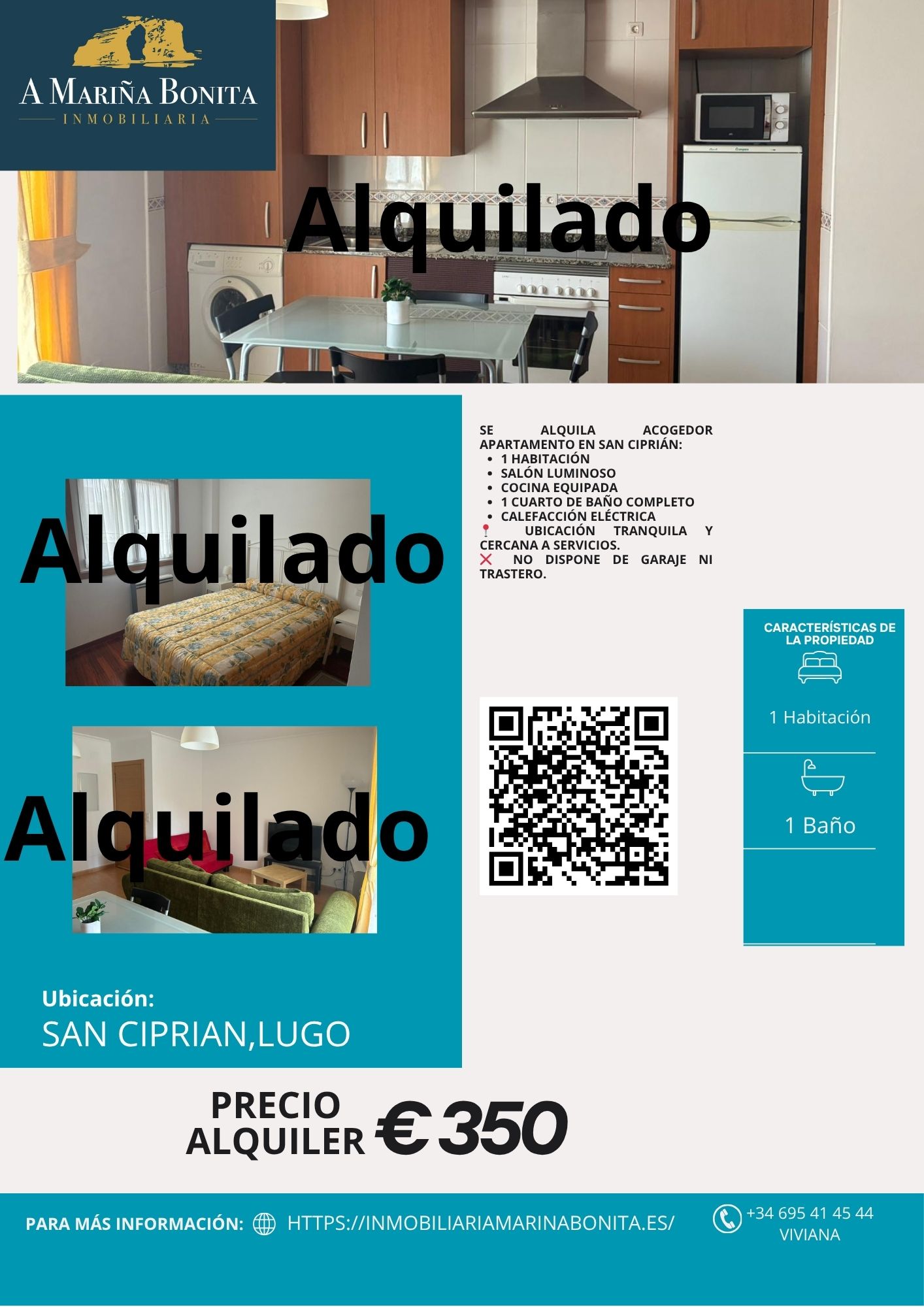 Alquilado (apartamento en San Ciprián)