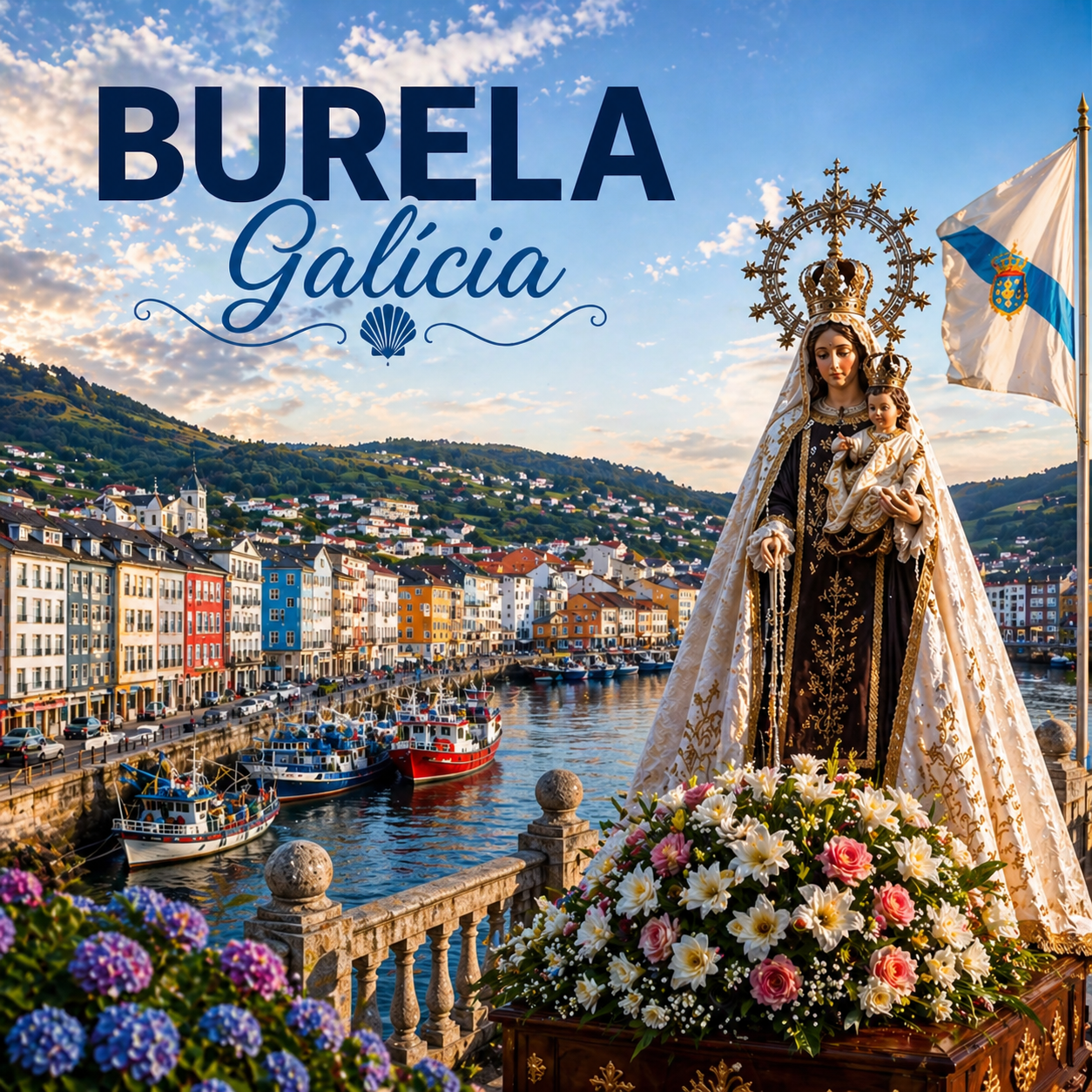 La organización de las fiestas patronales de Burela 2026